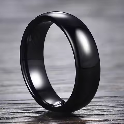 2023 NEW RFID Smart Black Ceramic Ring 125KHz 13.56MHz EM4305 CUID Chip Various Sizes For Men Or Wom