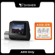 [New Launch] 70mai A510 Dash Cam Dual Vision Car Recorder with GPS ADAS