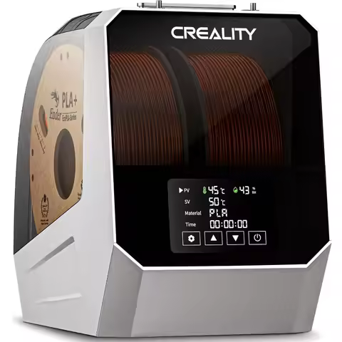 Filament Dryer Box,Dual-Spool Creality Space Pi Filament Dryer Plus with 360° Fast Heating & PTC Hea