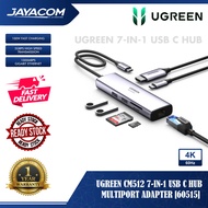 UGREEN CM512 7-in-1 USB C Hub Multiport Adapter [60515] (4K@60Hz, 100W PD Type-C, USB-A, SD/TF Card 
