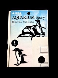 大阪海遊館 企鵝 牆身貼紙 / 裝飾牆貼 / Removable Wall Sticker 全新未開封