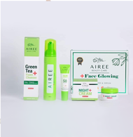 AIREE GREEN TEA CLEANSER / NIGHT CREAM REPAIR FOR SKIN / SUNSCREEN AIREE BEAUTYCARE ORIGINAL