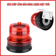 Solar warning light with magnetic base - Cheap solar flashing warning light