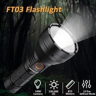 Astrolux FT03 SST40-W 2400lm 875m NarsilM v1.3 USB-C Rechargeable Flashlight + 1Pcs HLY 26650 5000mAh 3.7V 3C Power