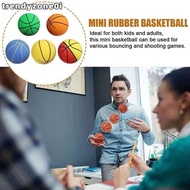 TRENDYZONE0I Small Basketball, Children Toy Hand Stress Ball Mini Rubber Basketball, Ultra-high Elas