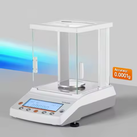 0.0001g 0.1mg High Precisions Electronic Analytical Balance Laboratory Scale 0.1mg External Calibrat