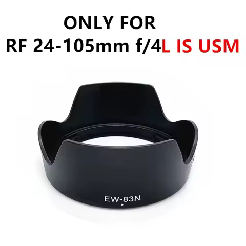 EW83N Lens Hood Petal Sunshade replace EW-83N for Canon RF 24-105mm f/4L IS USM , 24-105 mm F4L IS U