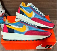 🔥Fragment Design x Sacai x Nike LDWaffle 黑藍配色 解構華夫波鞋