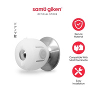 Samu Giken Door Knob Lock, Model: SL-DKL3202GW (2 pcs)