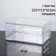กล่องเก็บเครื่องสำอาง ฐานลิ้นชักอะคริลิค กล่องลิปสติก 23.5*15.5CM เนื้ออะคริลิคหนา กล่องใส่เครื่องสำอางค์
