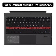 For Microsoft Surface Pro 3/4/5/6/7 Go1/2 Tablet PC Wireless Bluetooth 3.0 Keyboard Backlight Laptop