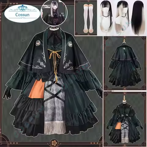 COSSUN VTuber Juufuutei Raden Cosplay Costume Game Nijisanji JFT Cos Women Halloween Lolita Gorgeous
