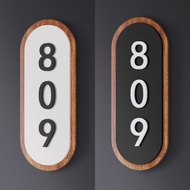 House Number Plate Hotel Hotel House Number Apartment 3D Three-Dimensional Sign Plate Acrylic Number