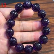 紫水晶 烏拉圭 手鍊 手環 手珠 15mm 天然 ❤水晶玉石特賣#C463-6