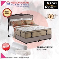 Springbed King Koil Grand Classic Full Set Kasur Spring Bed Matras
