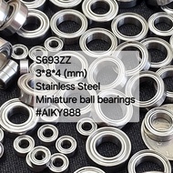 S693ZZ 3*8*4 (mm) Stainless Steel Miniature ball bearing