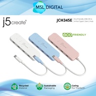J5create JCH345E Eco-Friendly USB-C® to 4-Port Type-C Gen 2 Hub