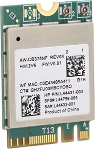 Wireless Network Card For PC, Wifi Module Computer Accessories 2.4/5.0GHz Bluetooth 5.0 M.2 NGFF Wir