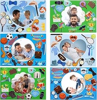 FANCY LAND Father's Day Picture Frame Craft Kits for Kids Happy Fathers Day Foam Craft Dad's Gifts f