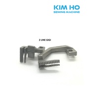 GIGI/FEED DOG 2 LINE MESIN JAHIT TEPI INDUSTRI UNTUK JENAMA SIRUBA GEMSY TYPICAL