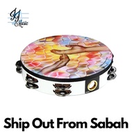 Remo TA-9210-00-22 Praise Tambourine, Uplifted Hands, 10" (Remo Tambourine / TA92100022 / TA9210-002