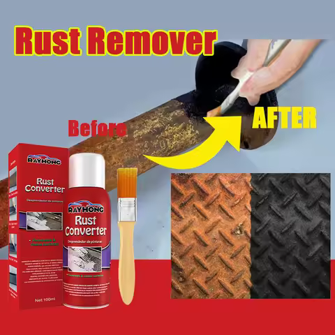 Multi-Purpose Rust Remover Car Chassis Derusting Metal wheel Rust Inhibitor Derusting Spray Chassis 