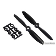 HQProp 5x4.5 Black Multi-Axis Dedicated Propeller Carbon Composite Material 2 Pcs (One Front One Rev