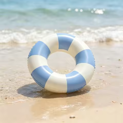 Printed Inflatable Floating Lifebuoy INS Fashion Armpit Swimming Ring Suitable For Swimming Pool Bea