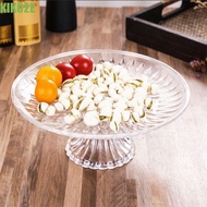 KIKO2E Tray Stand Transparent Baking Cakes Round Save Space Kitchen Supplies Dustproof With Lid Tran
