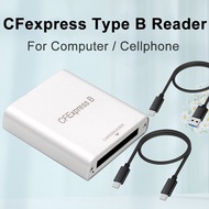 NEW CFexpress Type B Card Reader USB3.1 Gen2 10Gbps Type C Memory Card Adapter for Canon Nikon SLR C