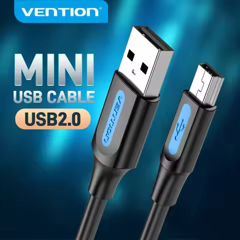 Vention Mini USB Cable Mini USB 2.0 to USB Fast Data Charger Cable for MP3 MP4 Player Car GPS Digita