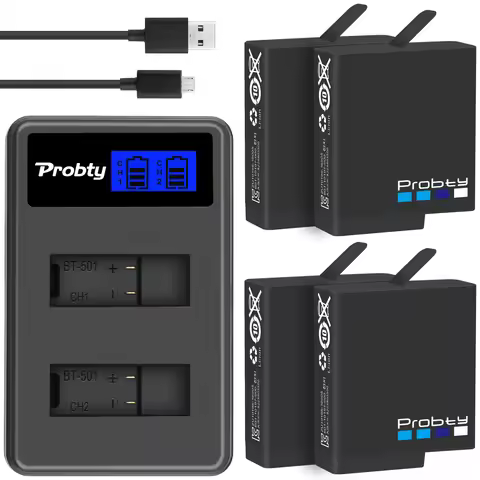 Original probty For GoPro Hero5 Hero6 Hero7 black GoPro AABT-001 Camera Fully Decoded 1220mAh Batter