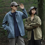 [Ready Stock] Jacket Men Korean Fashion Couple Outdoor Waterproof Windproof Sports Jacket Casual Versatile Thin Bomber Jackets Jaket Lelaki