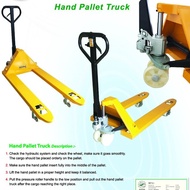 HAND PALLET TRUCK (3 TON / 5 TON )