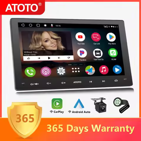 ATOTO 9 inch 2DIN Android Car Stereo GPS Navigation Display Audio Wireless Carplay Android Auto Scre