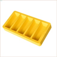 Chua 5 Cavity Silicone Wax Mold for Rectangular Wax Bars and Easy Release
