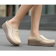 Shoecenter Women's Leather Wedges Shoes Type 1351 Wedges Shoes Women