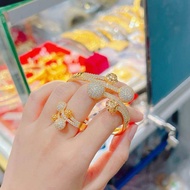 Vòng tay 4 châu bi đính xoàn Kami trang sức sỉ