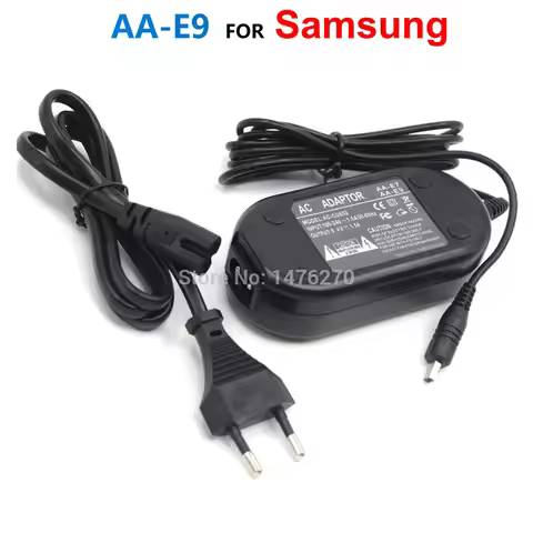 AA-E9 Camera Camcorder Power Adapter Charger Supply For Samsung AA-E8 AA-E7 AA-E6A VP DC575 DC563 DC