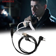 LUNAEDGE PTT MIC Headset Handheld Walkie Baofeng UV-5R BF-888S CB Earbud Headphone Air Guidance Head