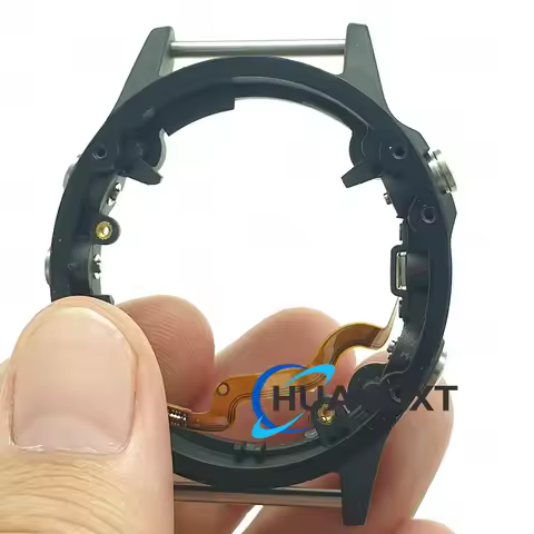 For Garmin Fenix 5 Fenix 5 Plus Back Cover Housing Middle Plastic Frame With Button Smart Motion Rep