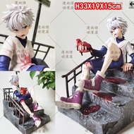 รูปตุ๊กตา Anime Hunter X Hunter Red Stone Qi Qiao ของเล่นสำหรับวันเกิด รูปตุ๊กตาต่อต้านการโจมตีของแข