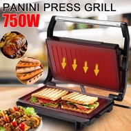 750W Household Mini Steak Machine Hamburger Fried Egg Panini Electric Sandwich Maker Dual Non Stick
