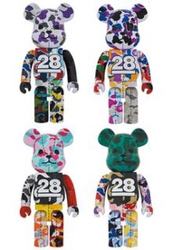 預訂BEARBRICK BAPE (R) CAMO 28TH
ANNIVERSARY MULTI 1000%