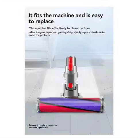 (A25M) For Dyson V6V7V8V10V11V15 Vacuum Cleaner Soft Roller Brush Replacement Cleaner Head Accessori