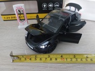 【超大部-Tesla Model 3】《可發聲，著燈》[另有白色，紅色，藍色，灰色版本可供選擇]全新1：24 黑色特斯拉"Model 3"合金模型回力電動玩具跑車 black color Tesla 