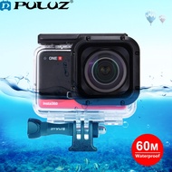 PULUZ 60m Underwater Depth Diving Case Waterproof Camera Housing for Insta360. One RS 4K Edition/Insta360. ONE R 1.0 inch Edition/ Insta360. ONE R 4K/Insta360. One RS 360 Edition/Insta360. One RS 1-Inch 360 Edition