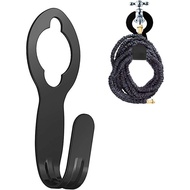 Garden Hose Hanger - Heavy Duty Metal Holder for 50ft/25ft Expandable Hose, Supports 110lbs - Portab