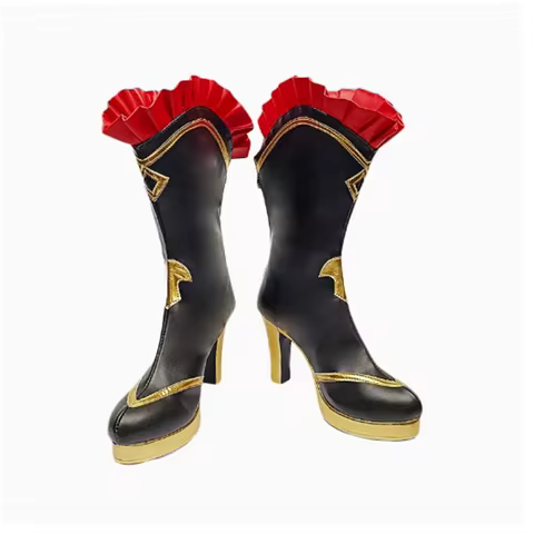 Unisex Anime Cos Nanashi Mumei Cosplay Costumes Shoes Boots Custom Size