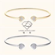 ［Real Moissanite］Can Pass Diamond Test 18K Gold Open Love Bracelet MB015 Moissanite Bracelet/Moissan